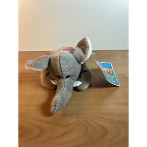 Bean Sprouts Talking Elephant Stuffed Vintage Electronic Animal Toy NWT